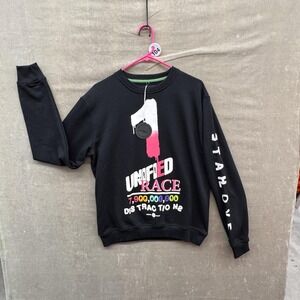 Original Fables Sweatshirt Mens Medium Black Unified Race Graphic Crewneck